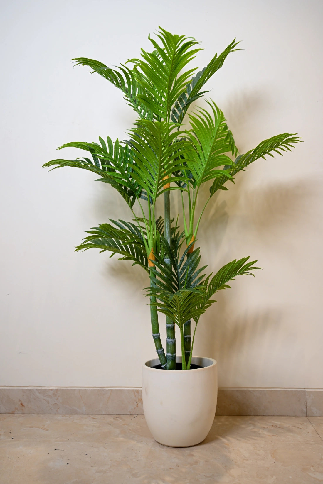 4ft Artificial Green Areca Palm Plant