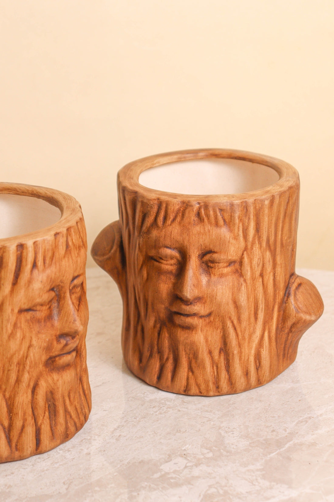 Antique Tree King Pot (set of 2)