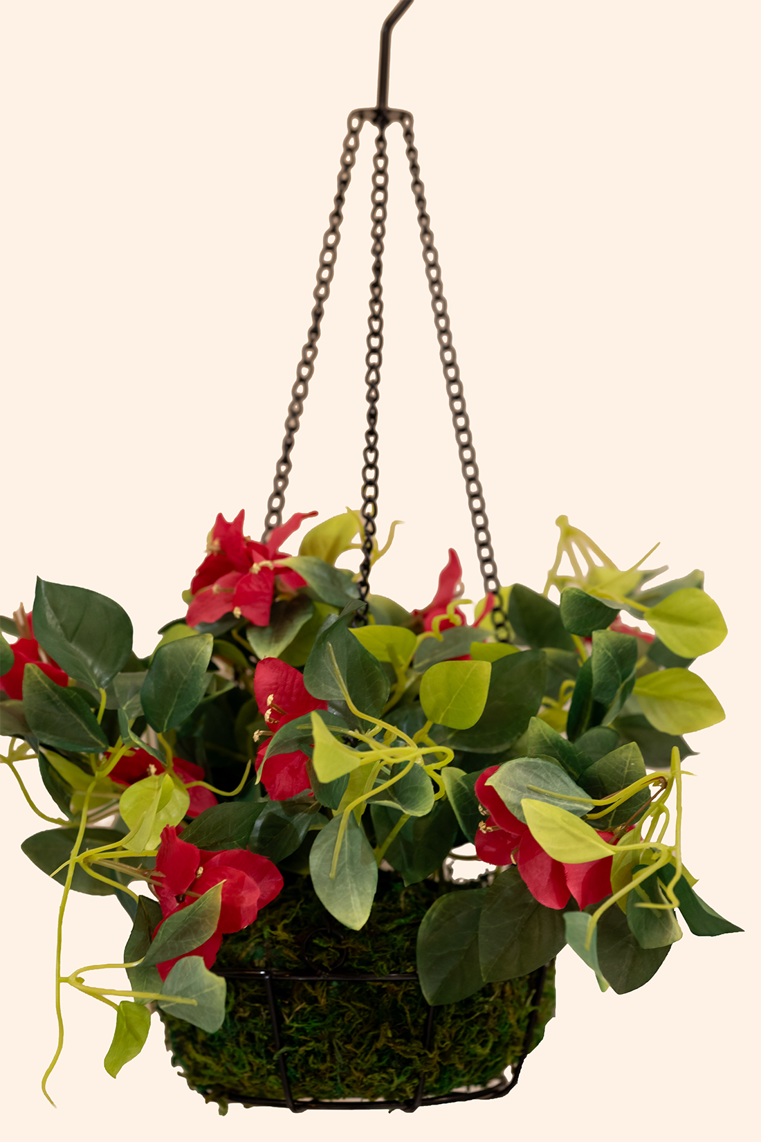 Artificial Bougainvillea Hanging Plant