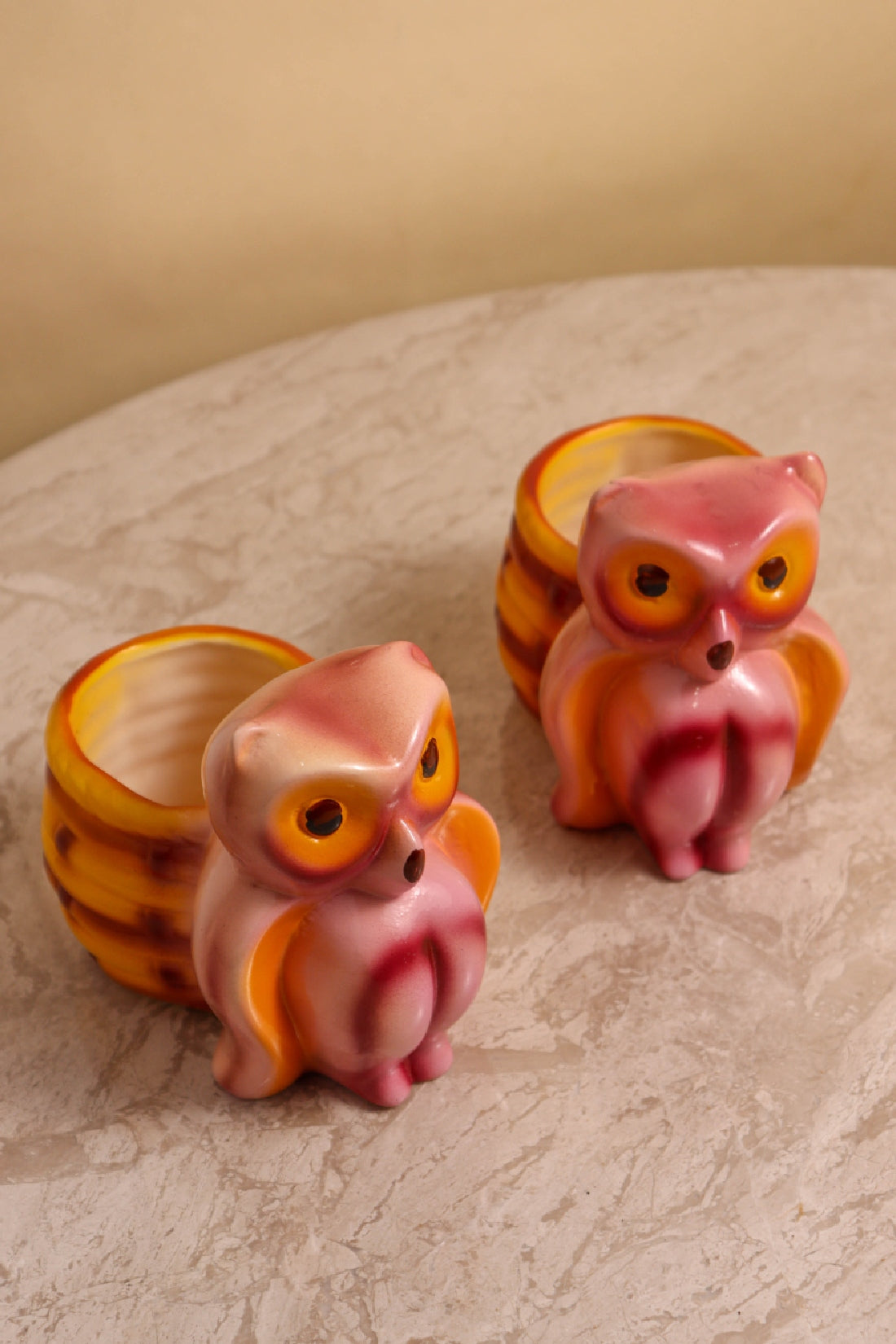 HP Basket Owl Pot (set of 2)