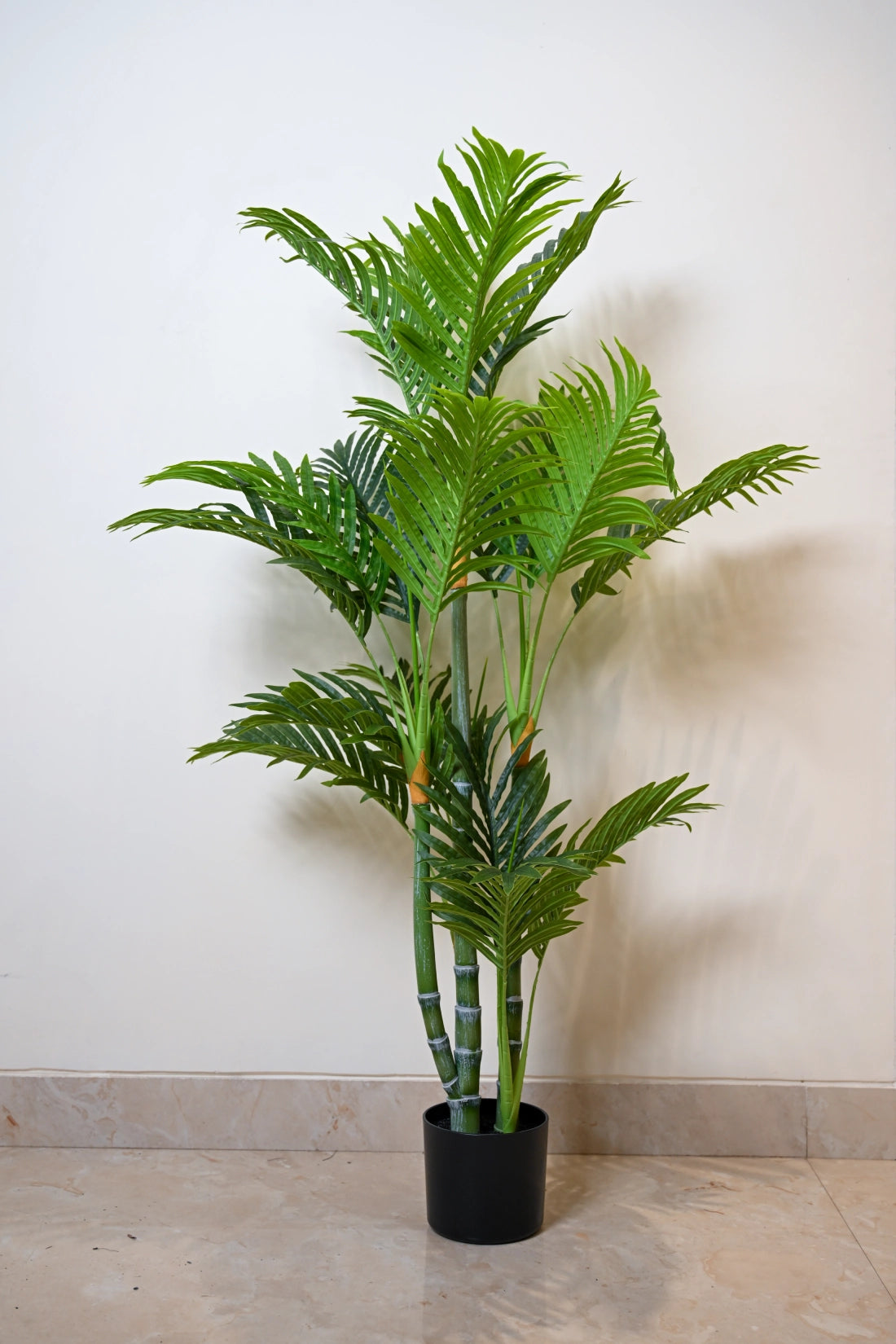 4ft Artificial Green Areca Palm Plant