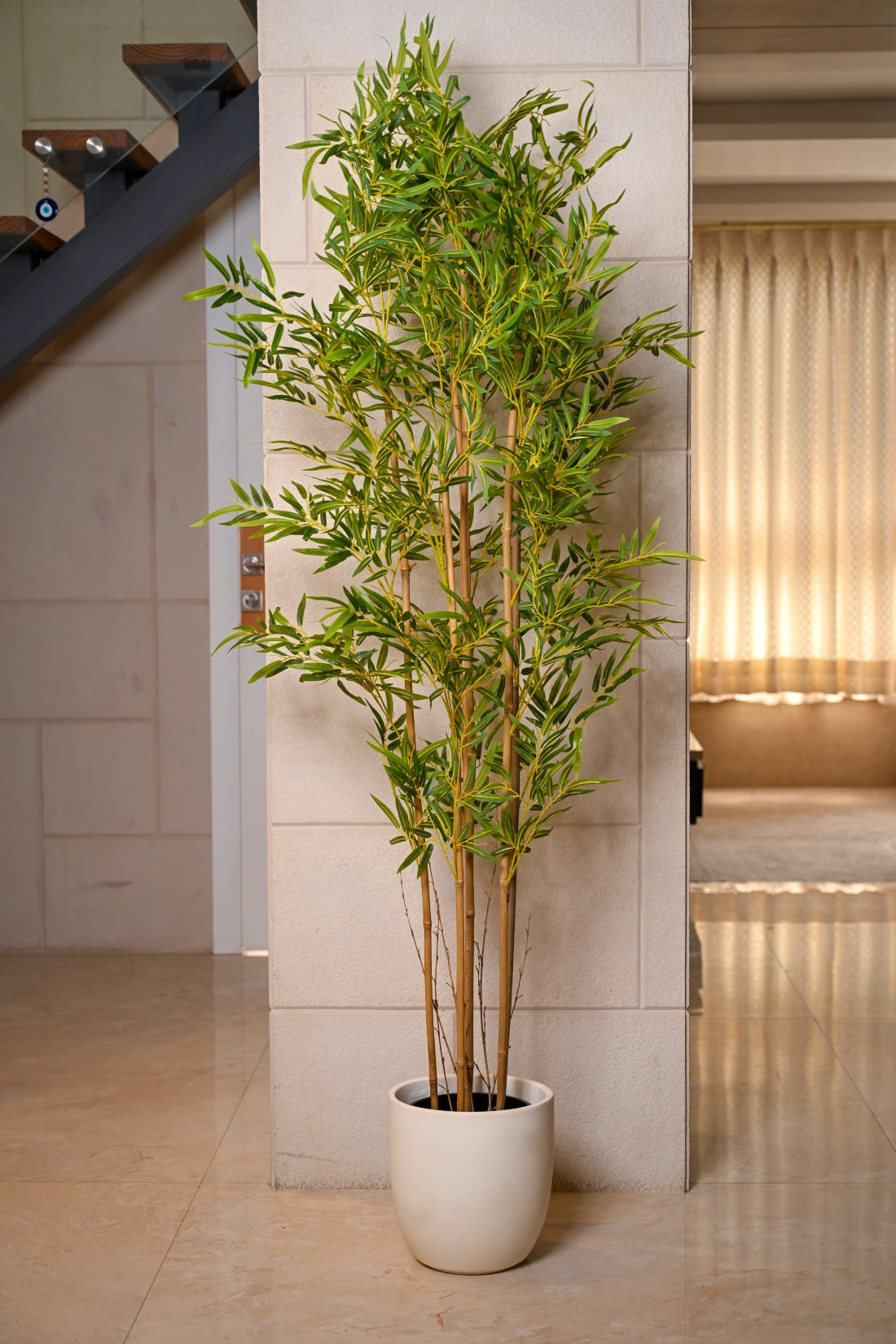 6ft Golden Bamboo Artificial (Faux) Plant