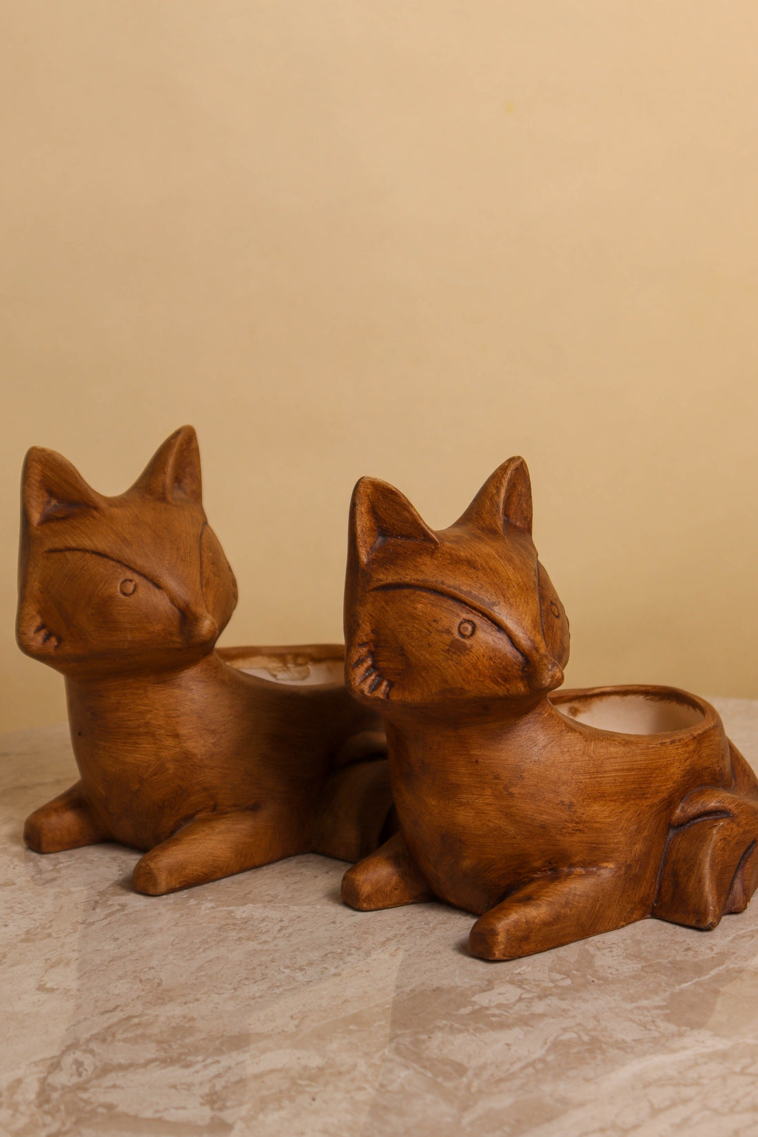 Antique Fox Pot (set of 2)