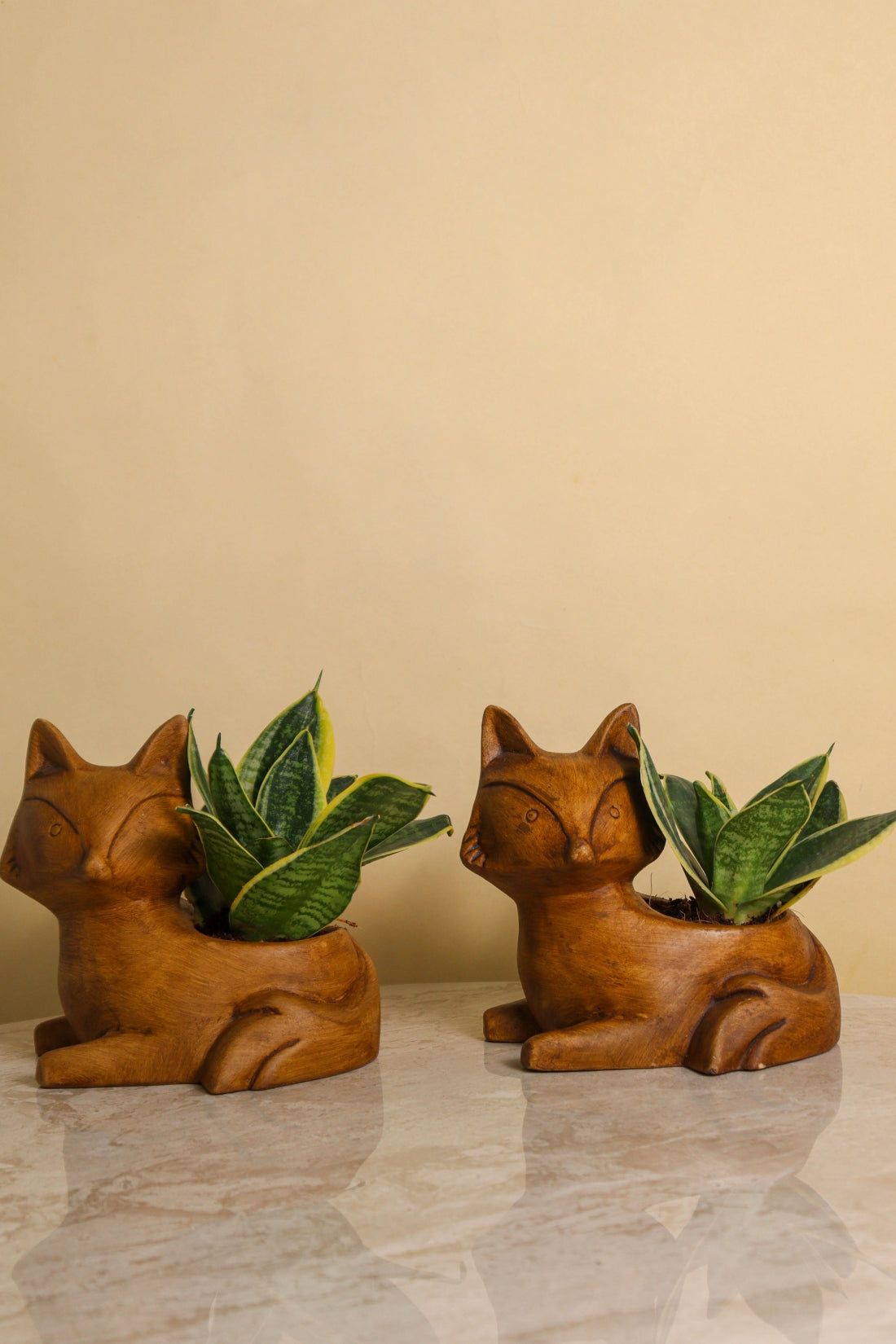 Antique Fox Pot (set of 2)