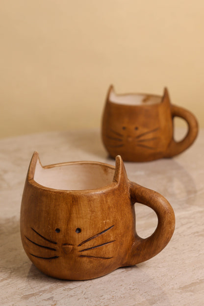Antique Hazel Cat Pot (Set of 2)