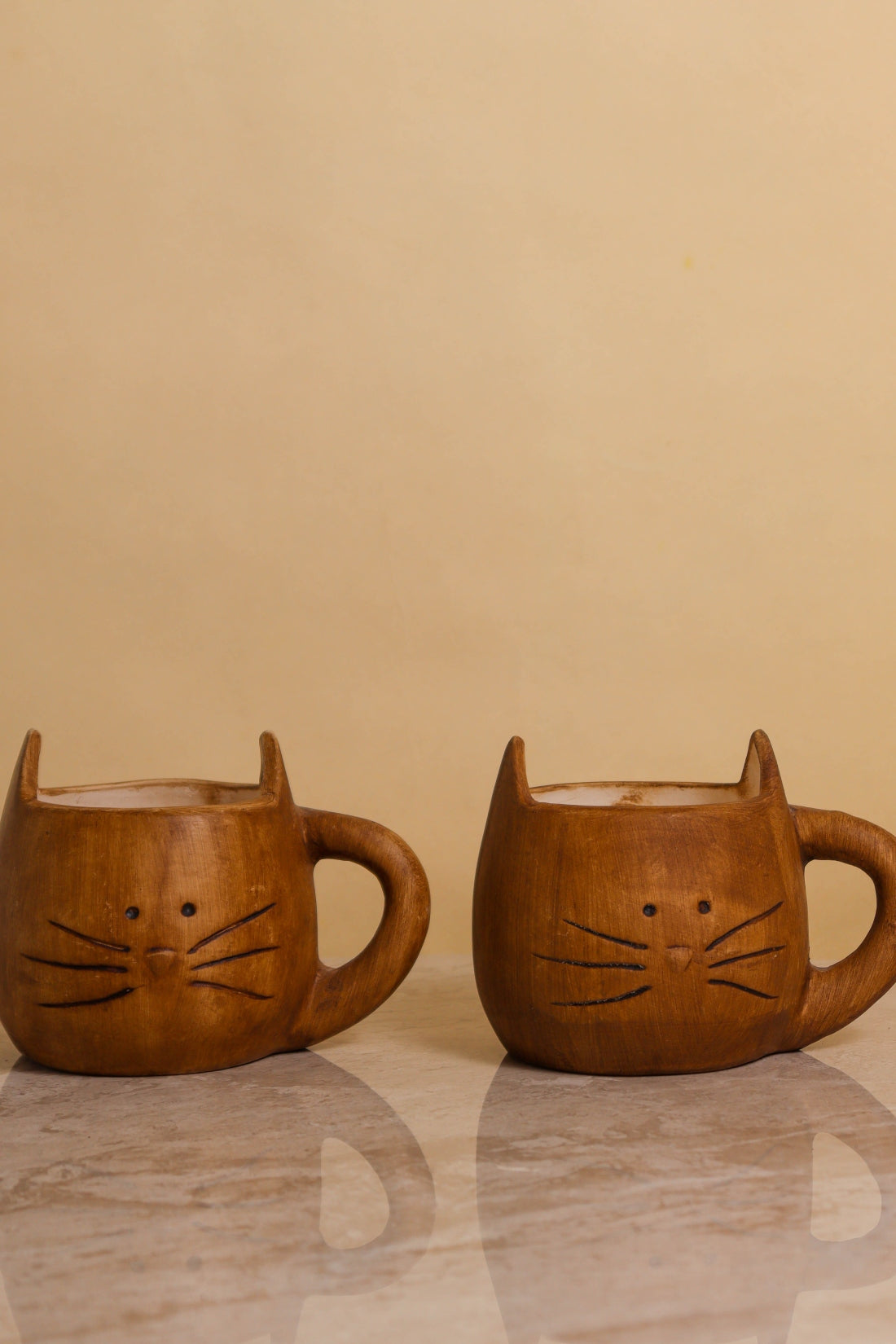 Antique Hazel Cat Pot (Set of 2)