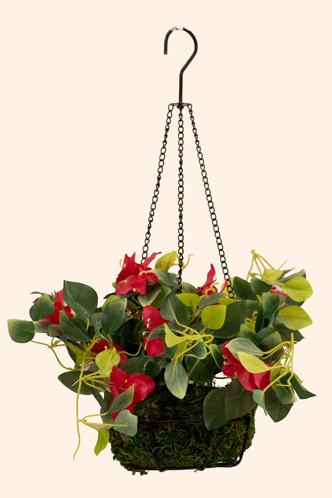Artificial Bougainvillea Hanging Plant