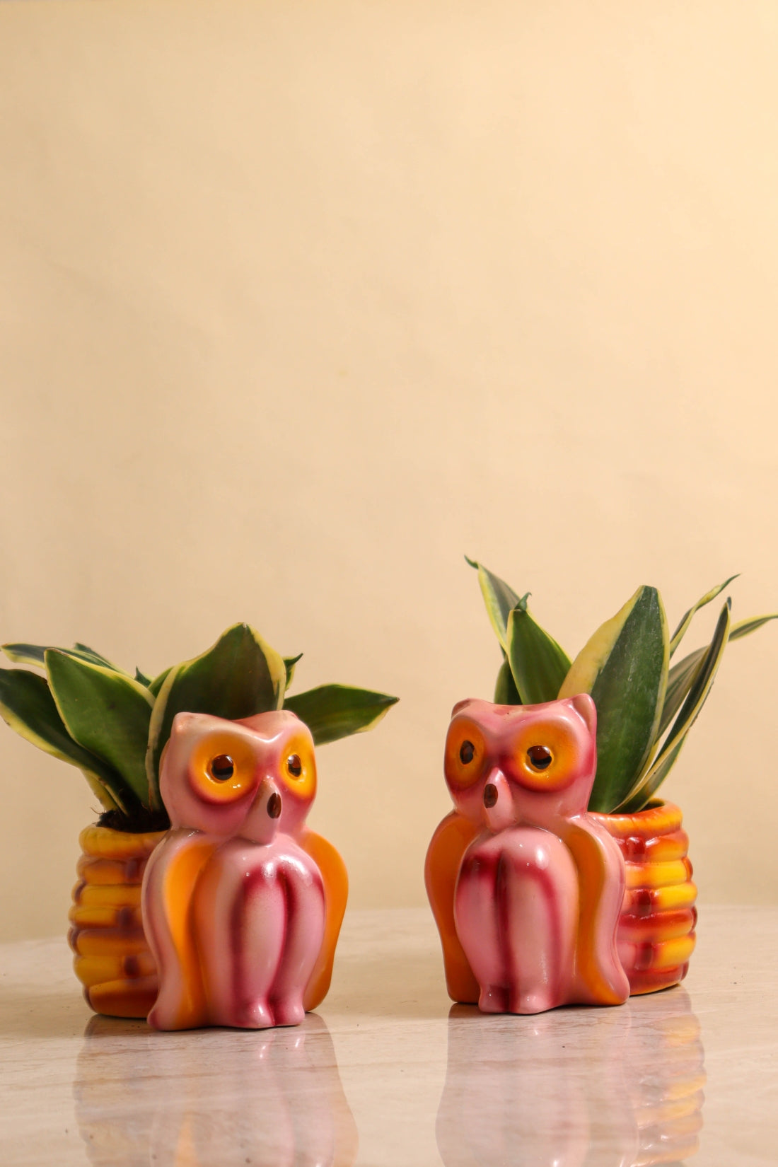 HP Basket Owl Pot (set of 2)